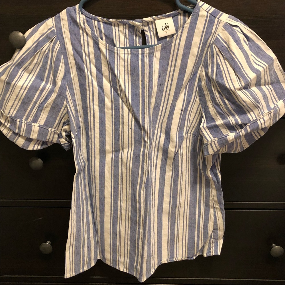 Cabi top with wide sleeves